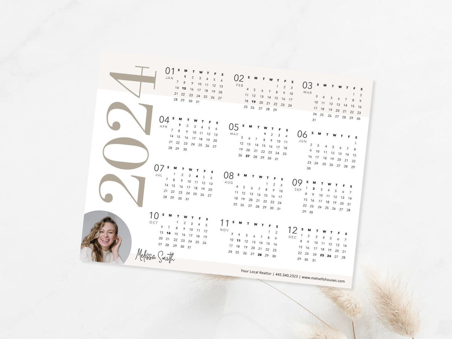 Real Estate 2024 Landscape Calendar