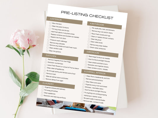 Real Estate Luxury Pre-Listing Checklist - Detailed guide for a sophisticated approach to preparing high-end listings in the luxury real estate market.