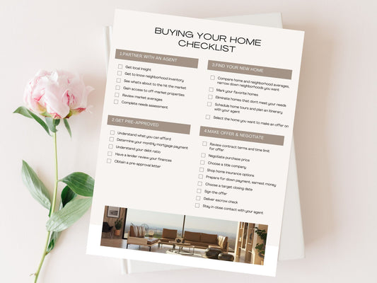 Real Estate Luxury Buying Your Home Checklist - Comprehensive guide for discerning buyers in the luxury real estate market.