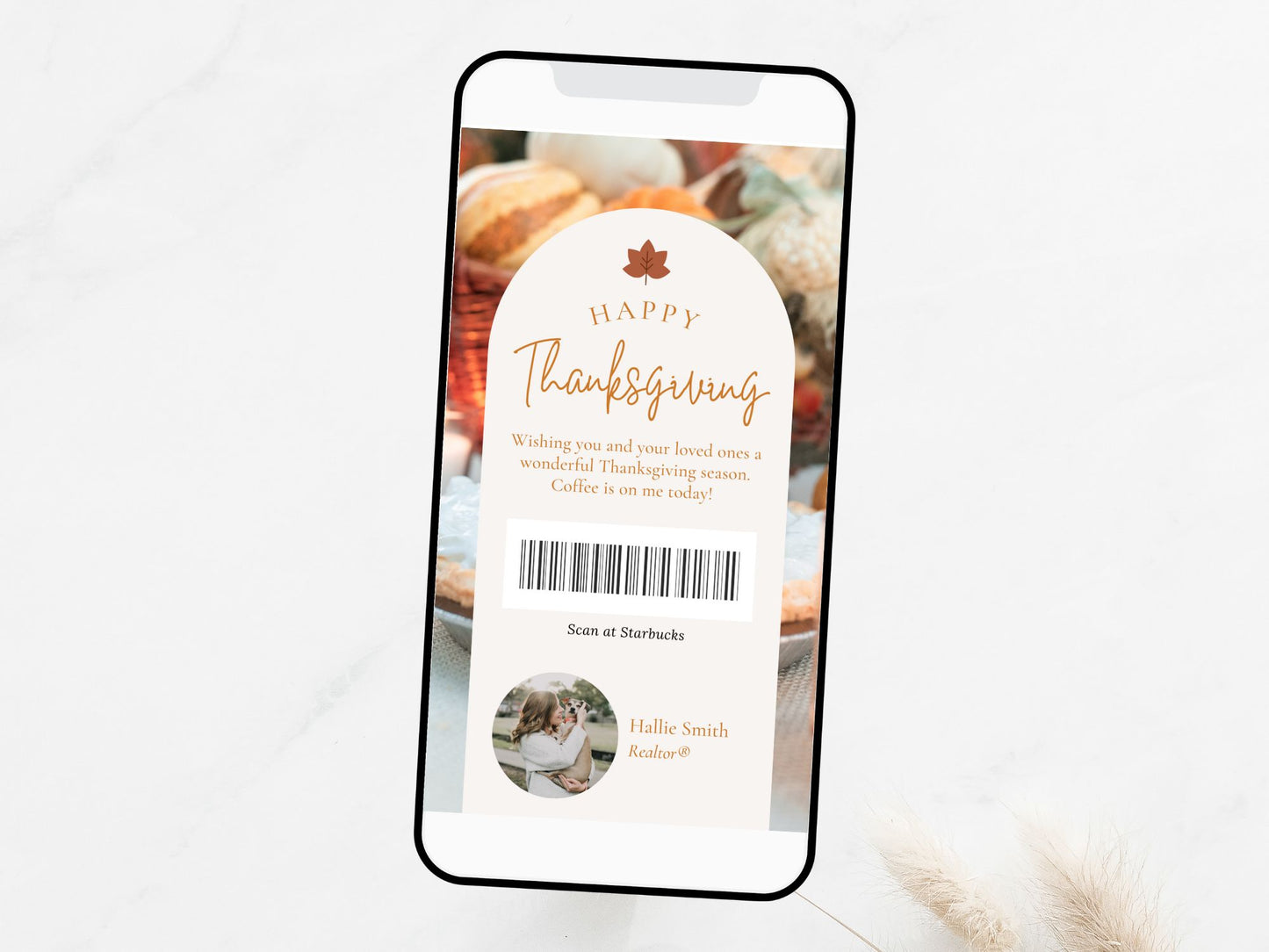Digital Thanksgiving Gift Card
