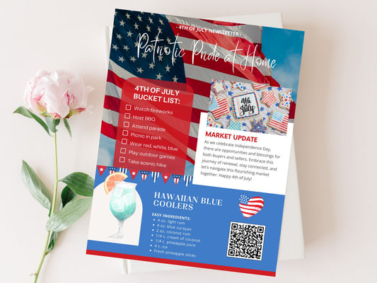 4th of July Holiday Newsletter 2024 - Celebrate Independence Day with patriotic stories and festive ideas.
