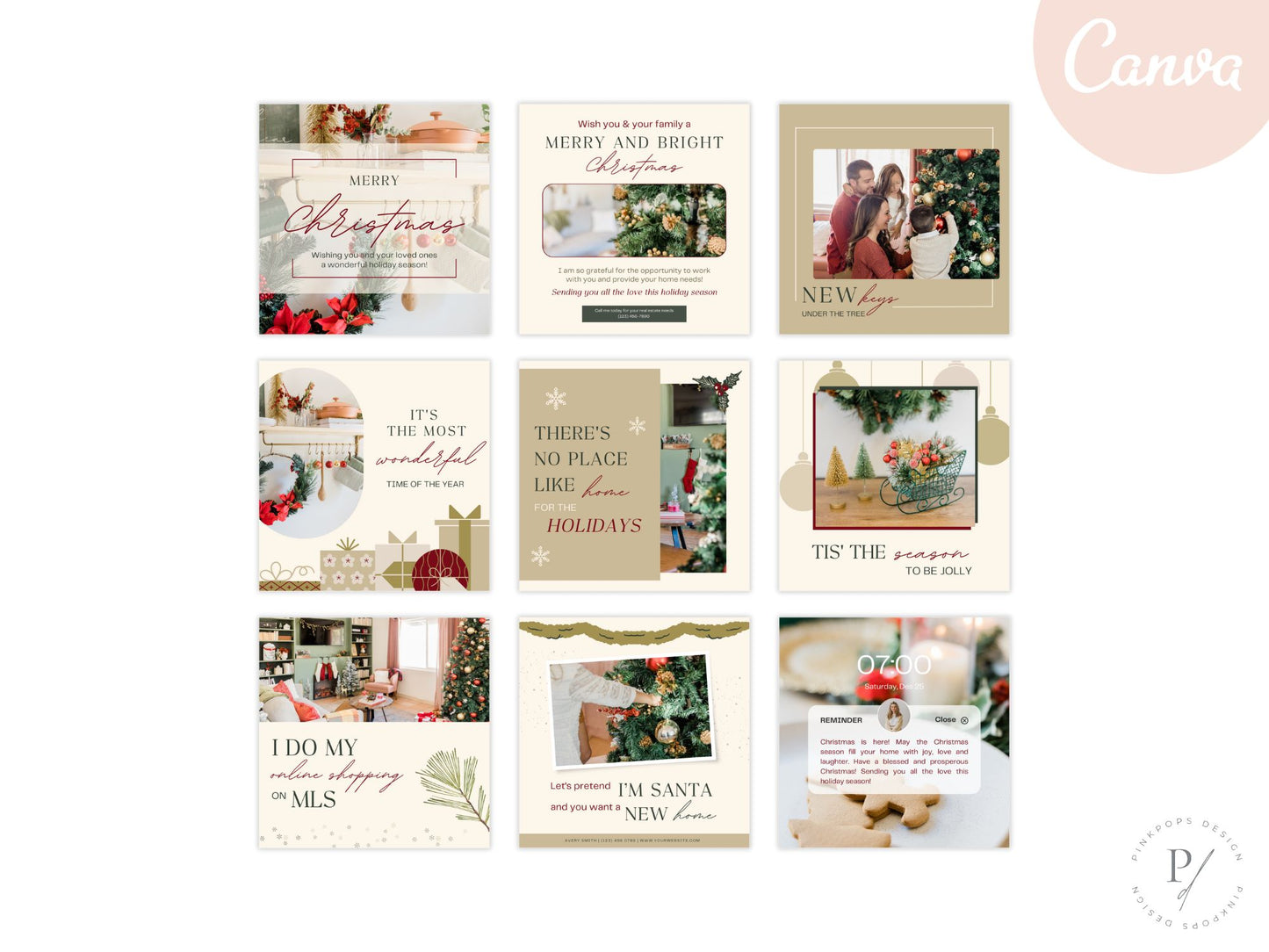 Real Estate Christmas Social Media Posts - Festive Social Media Engagement for the Holiday Season