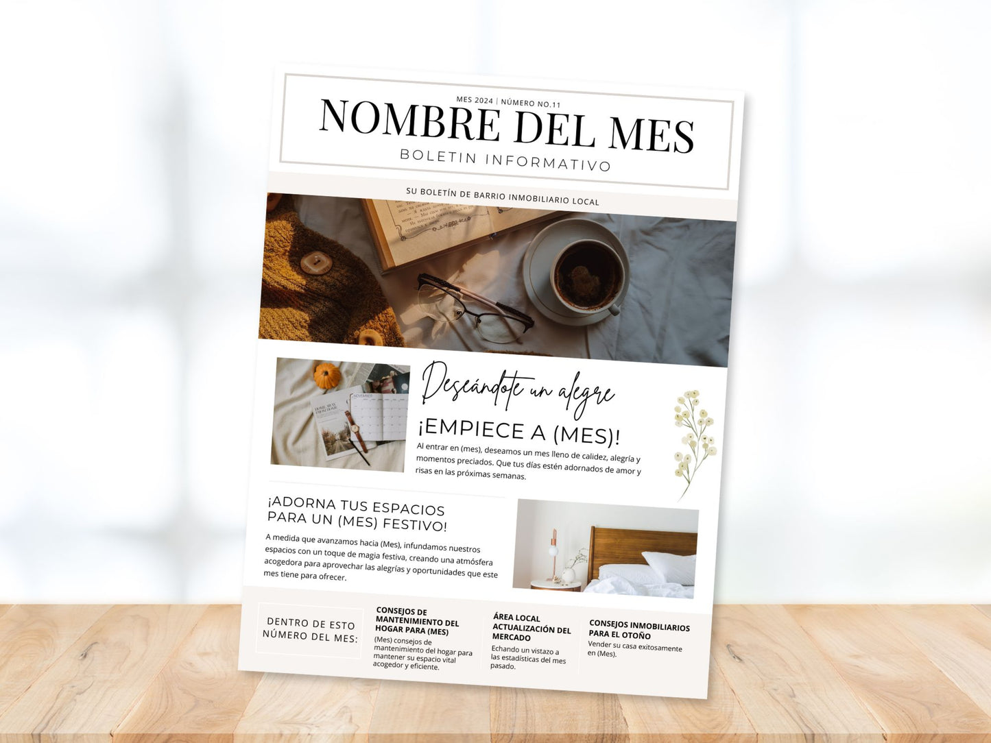 Spanish Real Estate Newsletter Vol 01- Informative real estate updates for Spanish-speaking clients.
