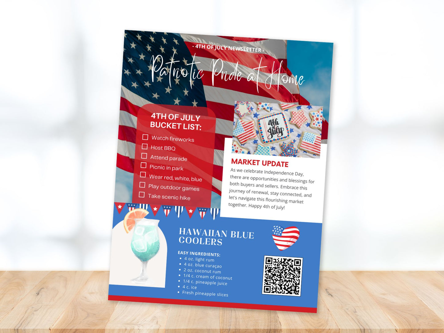 4th of July Holiday Newsletter 2024 - Celebrate Independence Day with patriotic stories and festive ideas.