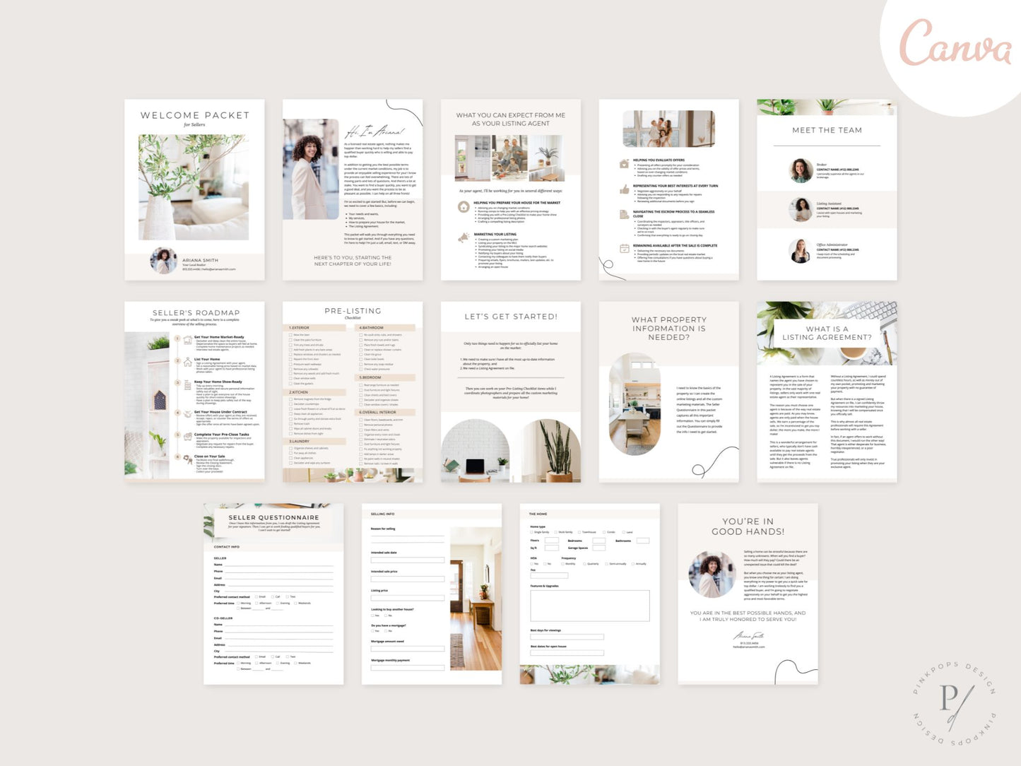 Welcome & Closing Packets for Sellers