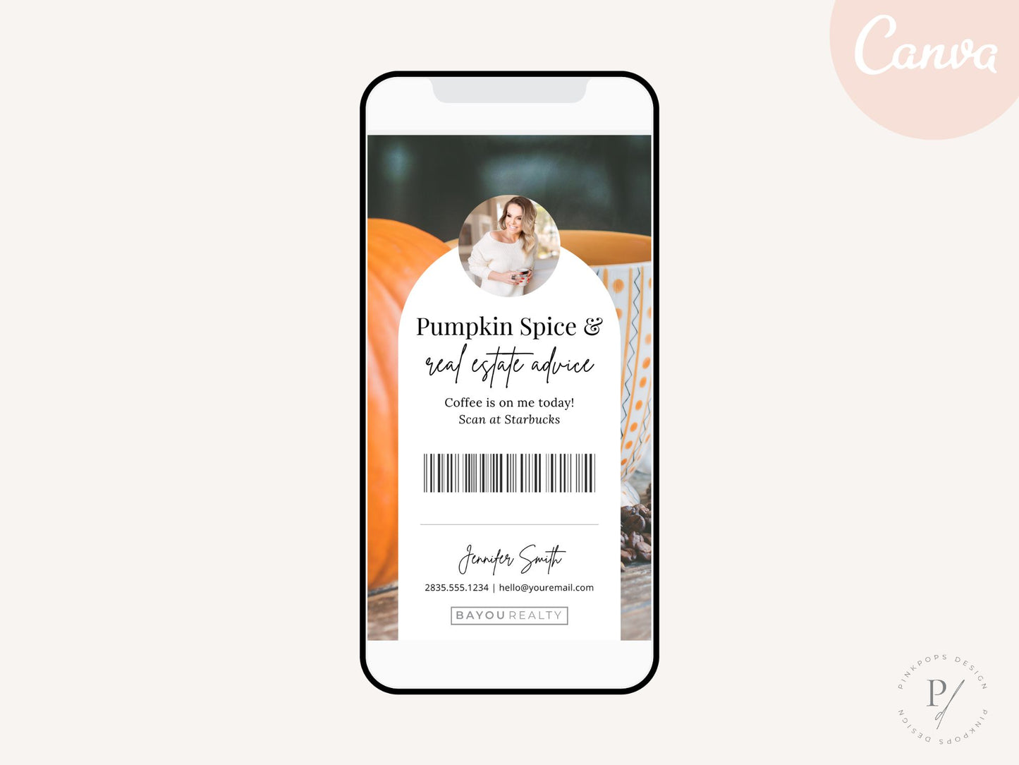 Pumpkin Spice Fall Gift Card
