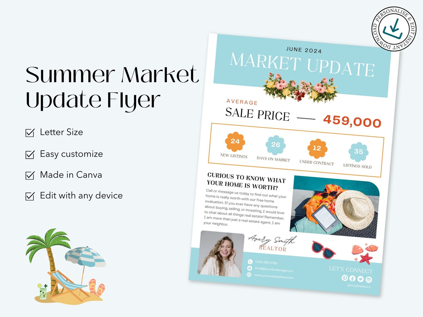 Summer Market Update Flyer - Stay informed with valuable insights into the summer real estate market.
