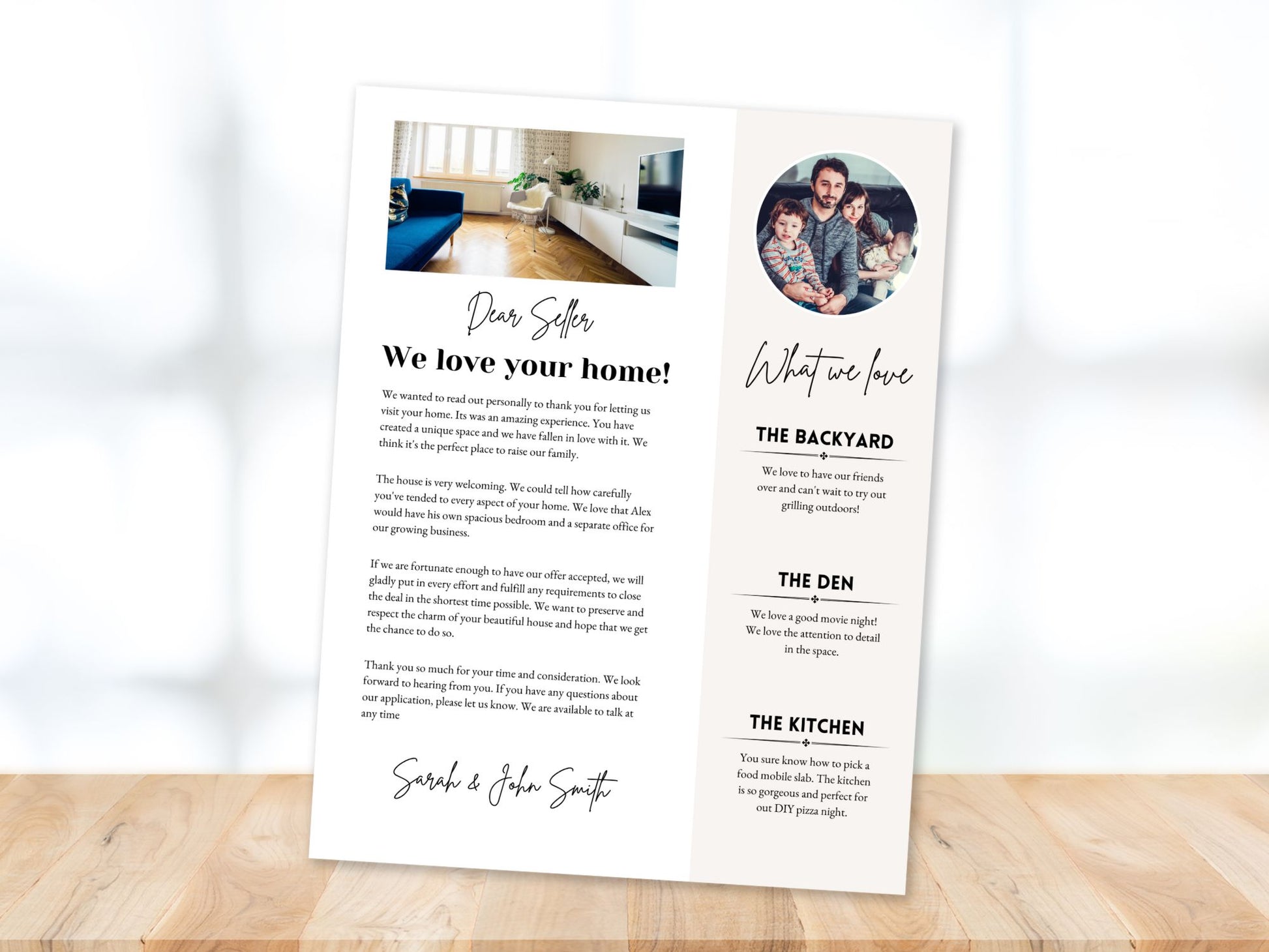 Home Offer Letter Vol 02 - Make a lasting impression with a professionally crafted buyer's letter.