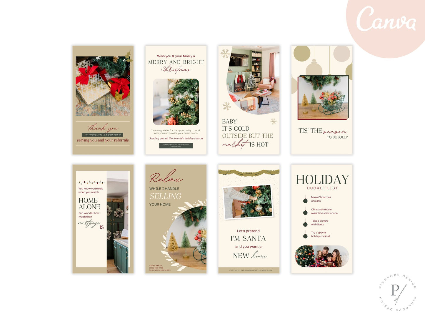 Real Estate Christmas Social Media Posts - Festive Social Media Engagement for the Holiday Season