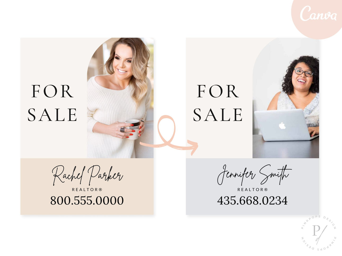 Minimal For Sale Sign - Off Centered