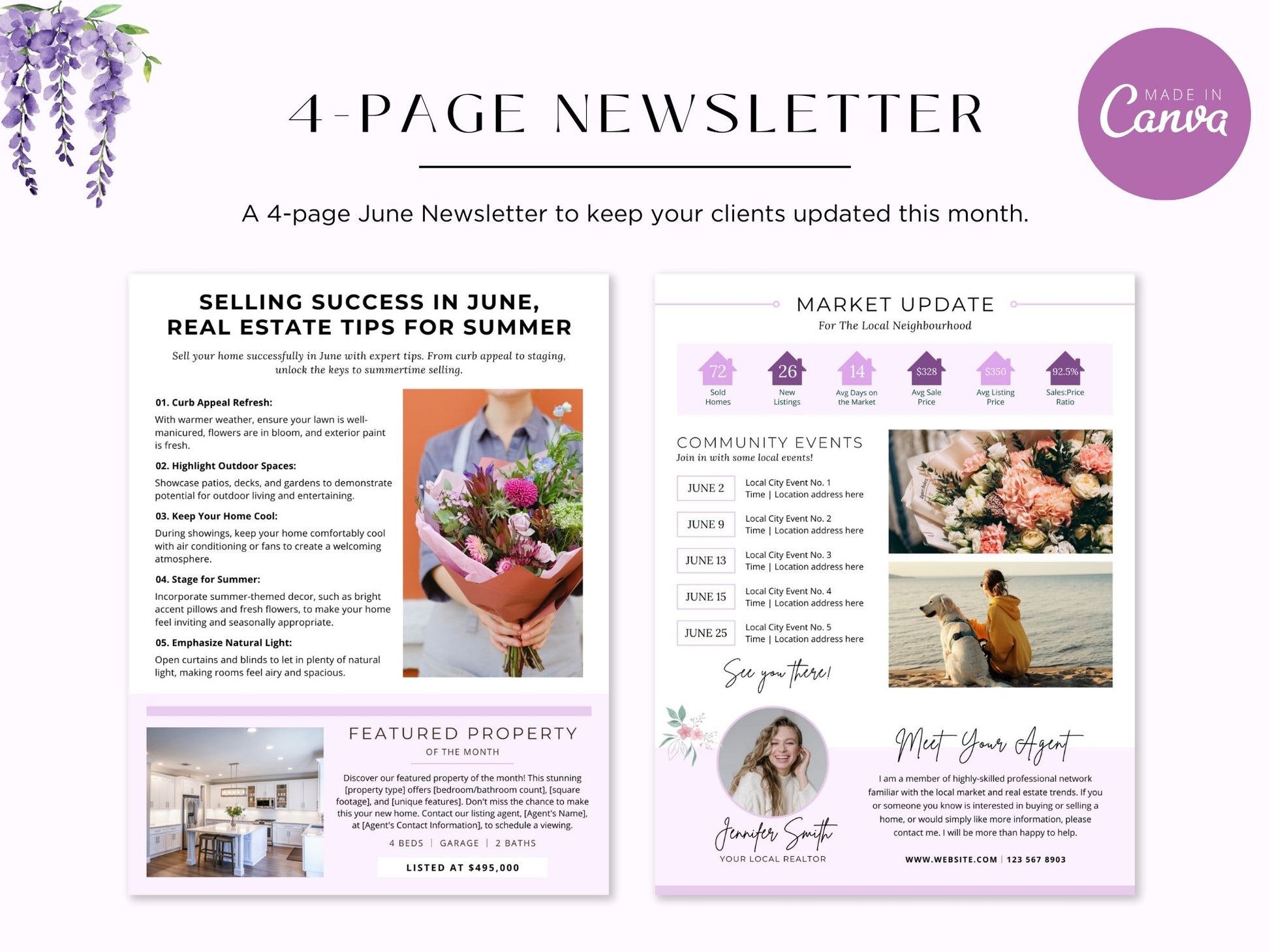 Minimal June Newsletter 2024 - Stay informed and inspired with our concise real estate updates and valuable insights.