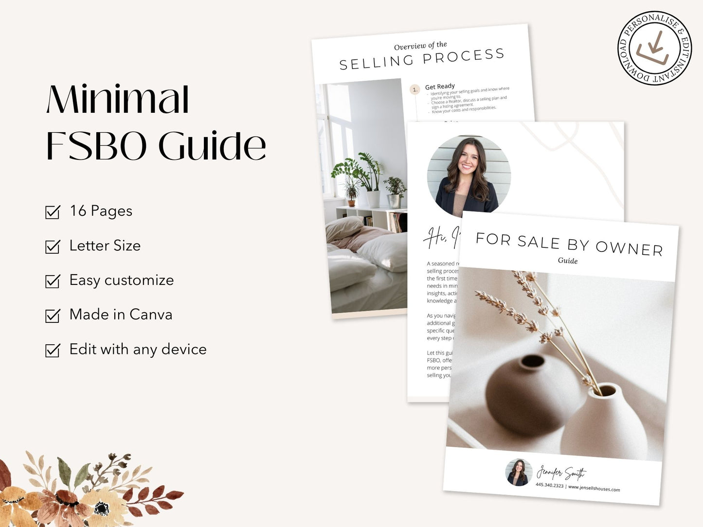 Minimal FSBO Guide - Concise and user-friendly resource for stress-free DIY home selling.