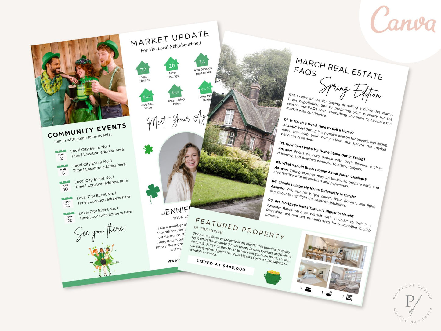 March Newsletter 2025 with spring tips, market trends, and real estate updates for clients.
