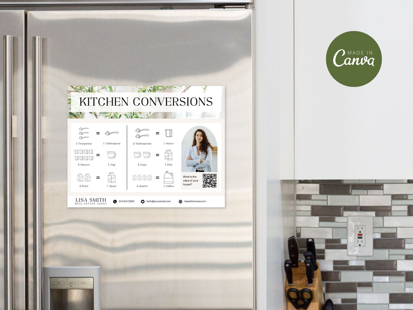 Kitchen Conversions Magnet Template Vol 01