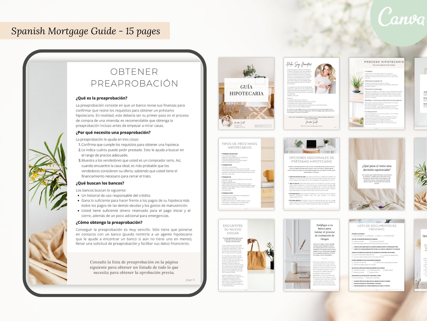 Spanish Real Estate Guide Bundle - Comprehensive guides in Spanish for buyers, sellers, mortgages, minimal credit repair, and minimal staging.