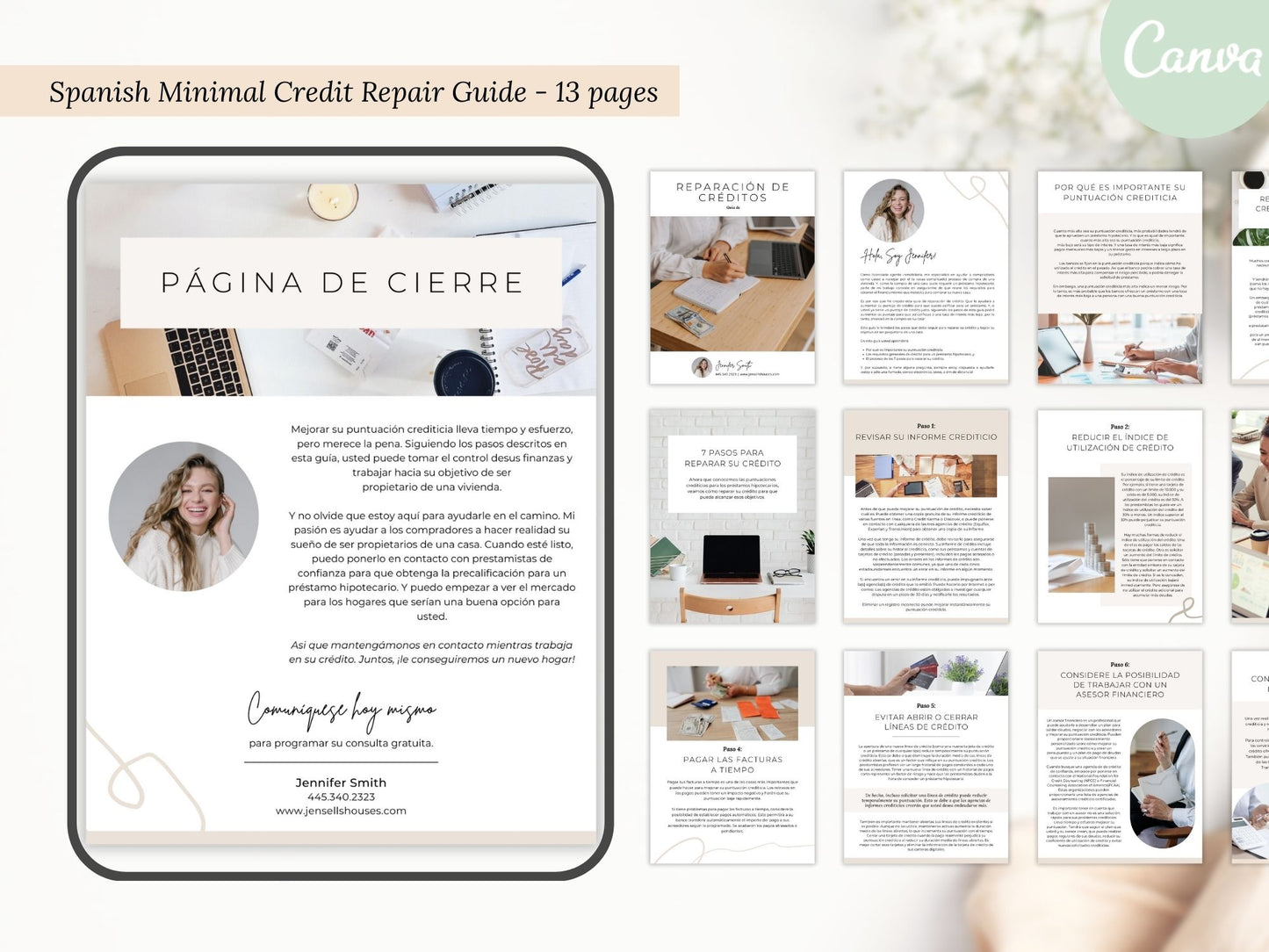 Spanish Real Estate Guide Bundle - Comprehensive guides in Spanish for buyers, sellers, mortgages, minimal credit repair, and minimal staging.