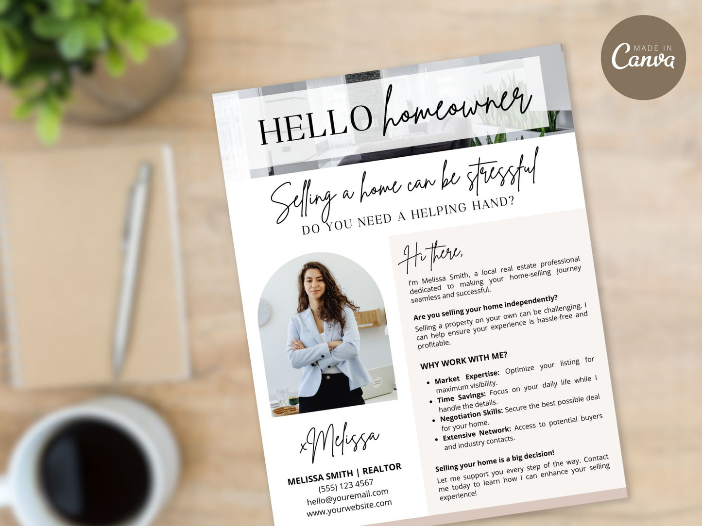 For Sale By Owner Letter template for real estate agents to engage FSBO homeowners.