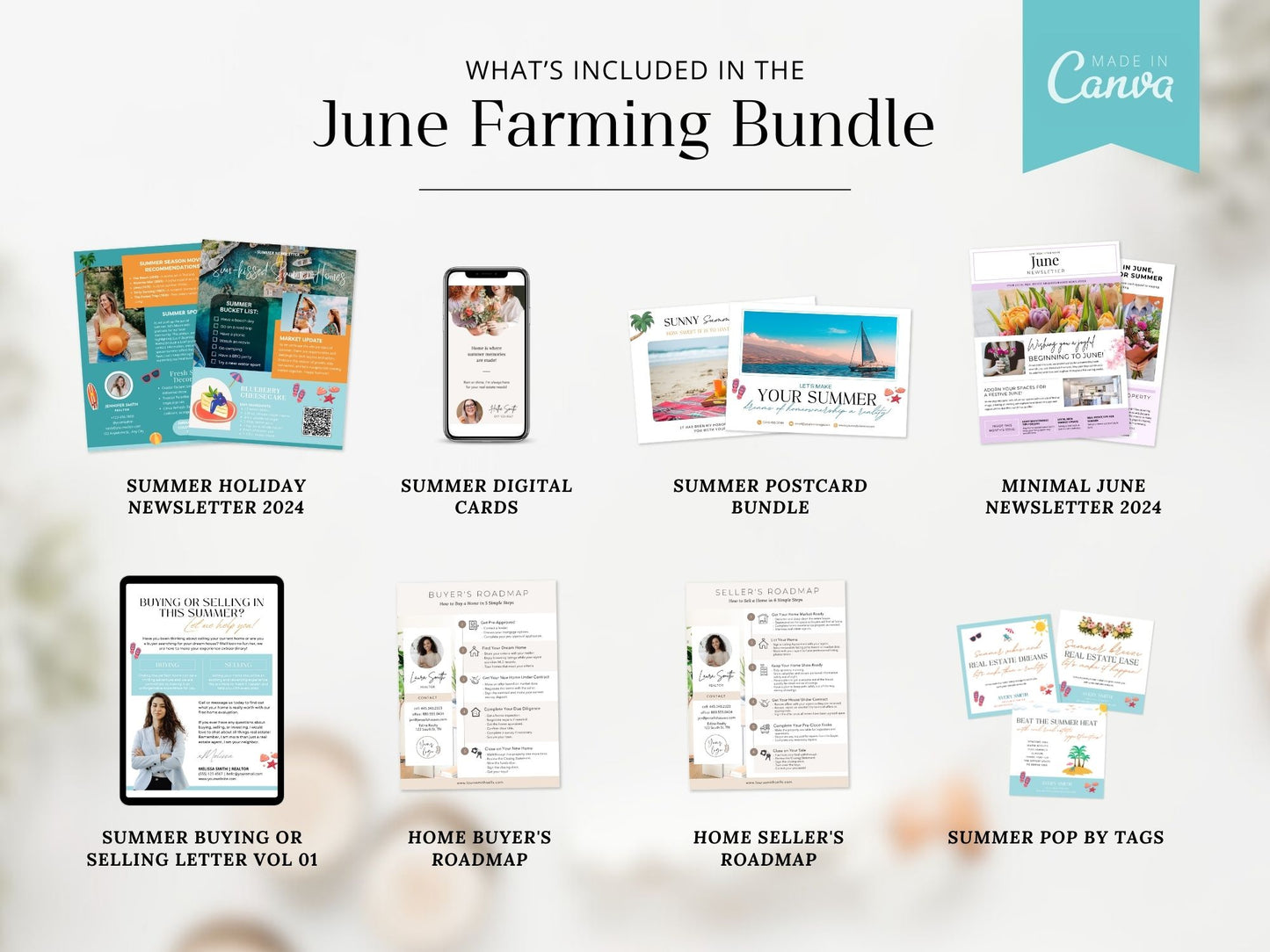 June Real Estate Farming Bundle