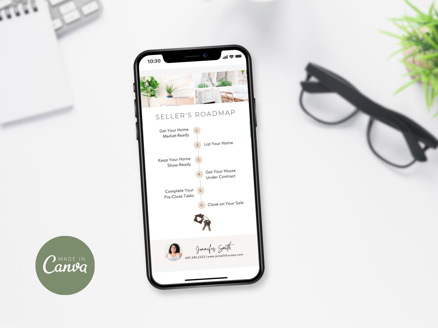 Home Seller's Roadmap Textable and Flyer Bundle Equip your home sellers with a detailed Seller's Roadmap and a convenient Textable Seller Roadmap for a seamless and successful home selling experience.