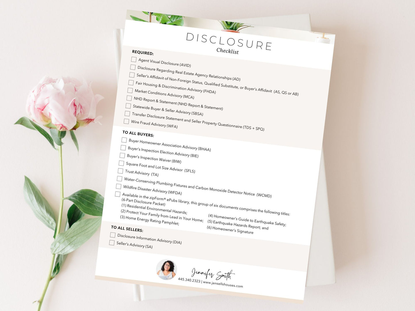 Disclosure Checklist
