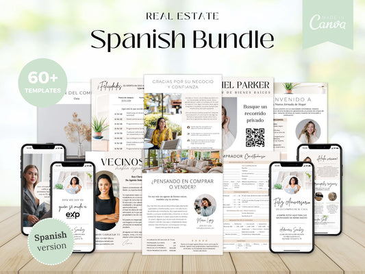 Spanish Real Estate Bundle - Boost your real estate business with our resources in Spanish.