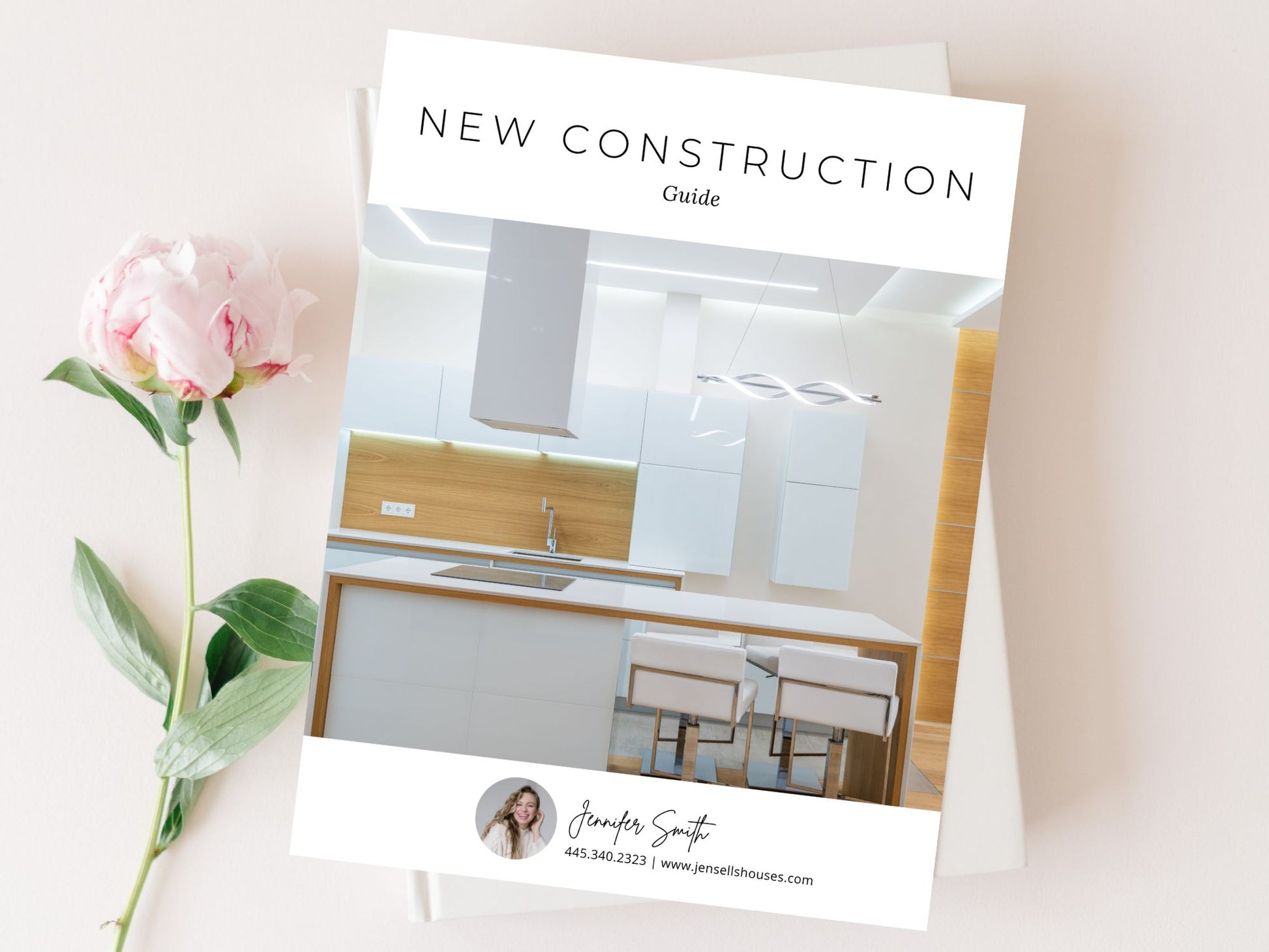 Minimal New Construction Guide for realtors, offering a step-by-step resource on the new build
home buying process.