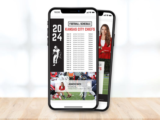 Football Schedule Textables Vol 01 featuring football-themed templates for real estate
marketing through text messages.