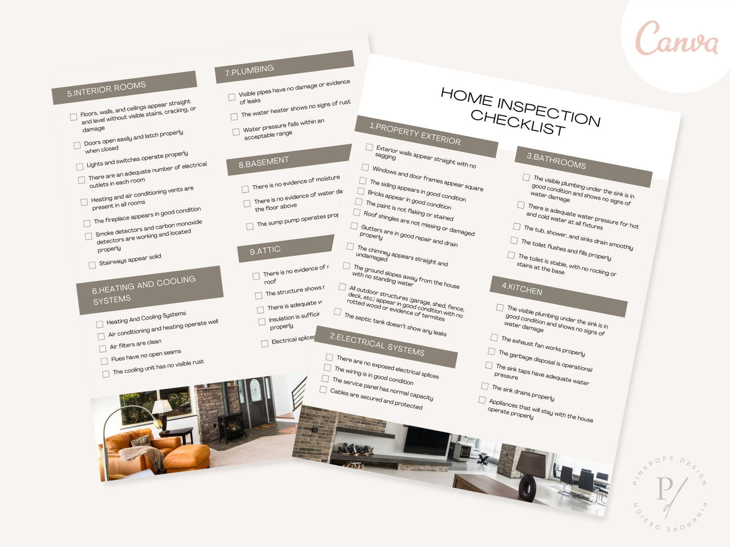 Real Estate Luxury Home Inspection Checklist - Meticulous guide for comprehensive inspections in the luxury real estate market.