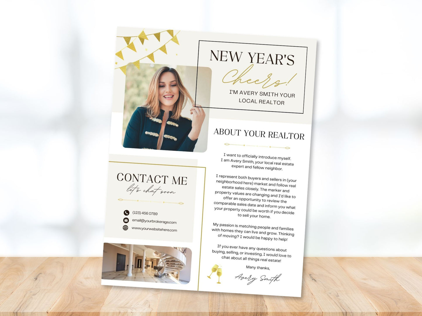 Real Estate New Year Agent Introduction Letter: Creating Personal Connections with Clients and Prospects as the New Year Begins