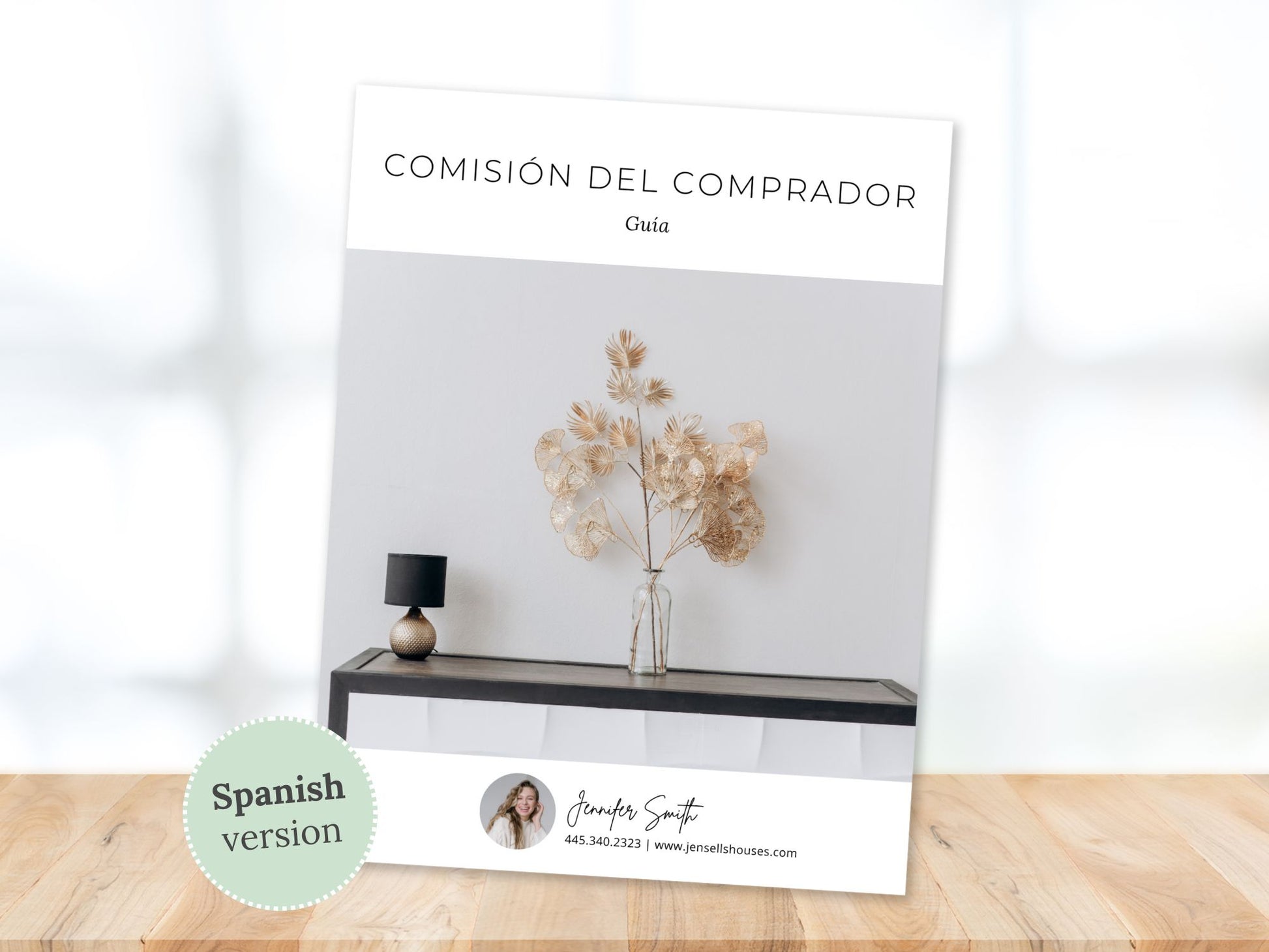 Spanish Minimal Buyer Commission Guide explaining buyer agent fees and commissions.