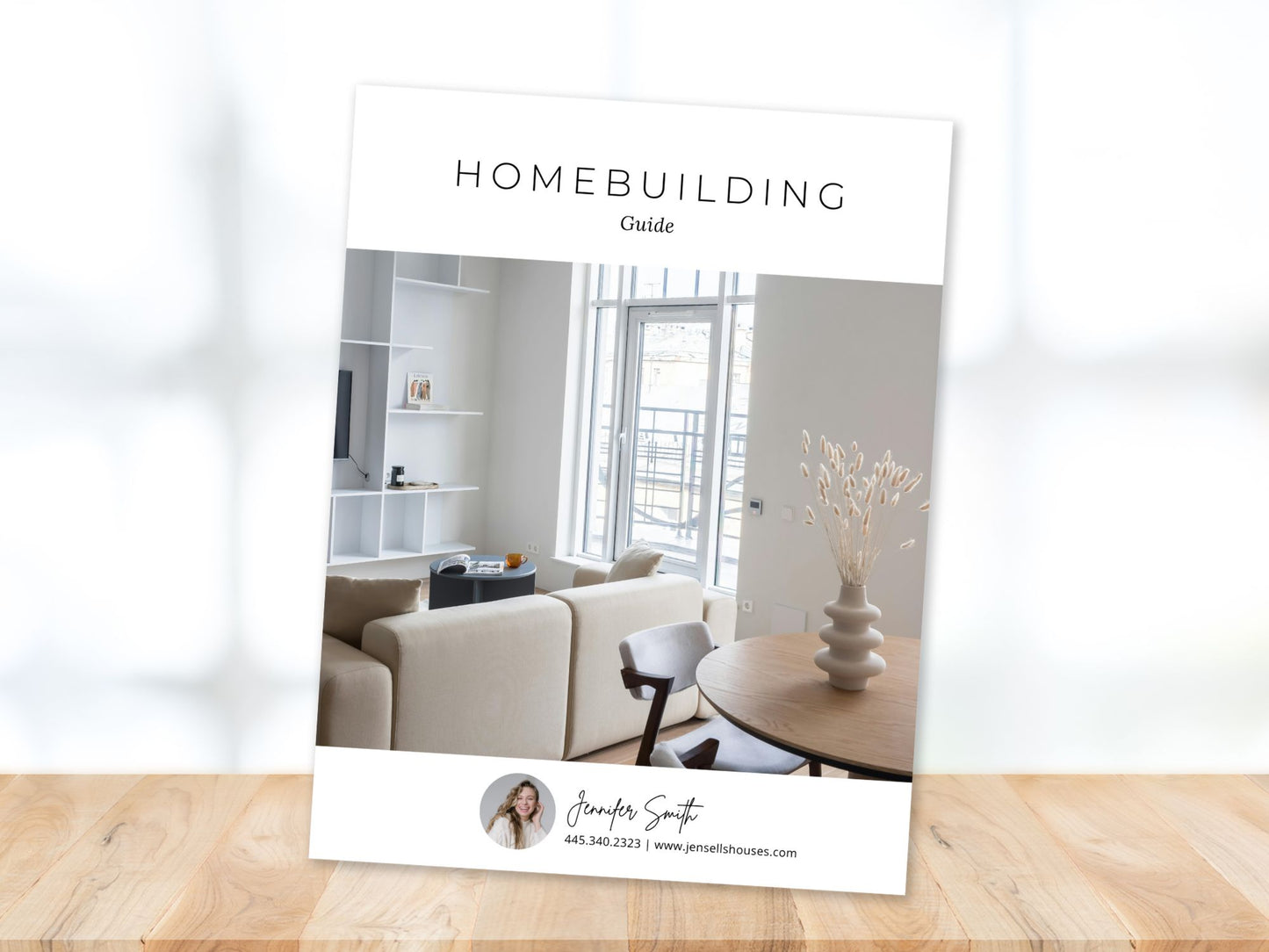 Editable homebuilding guide for real estate agents