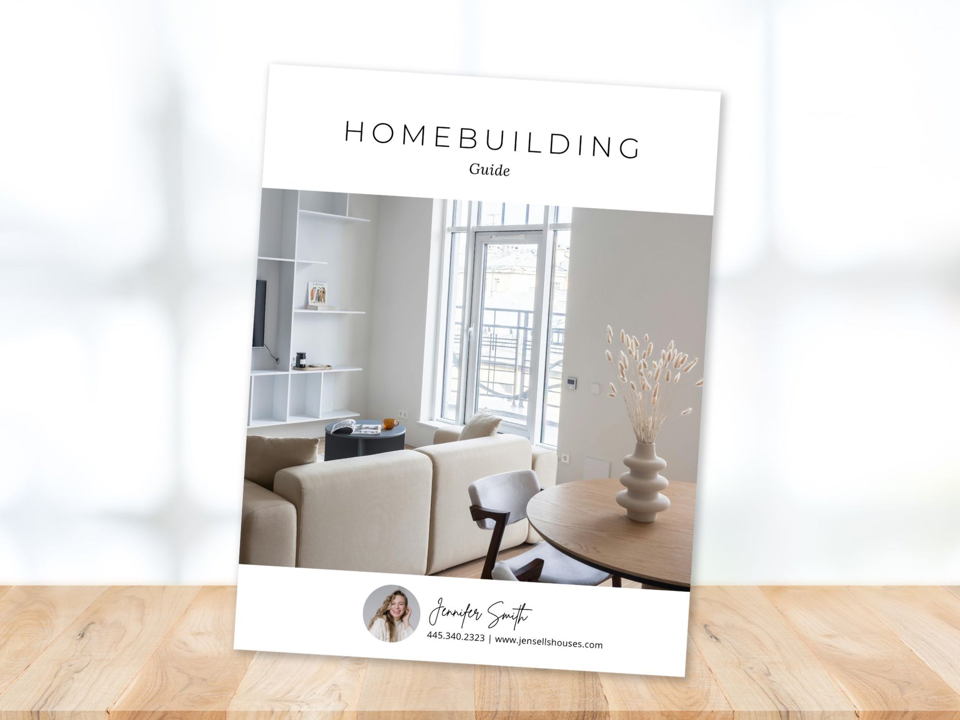 Editable homebuilding guide for real estate agents