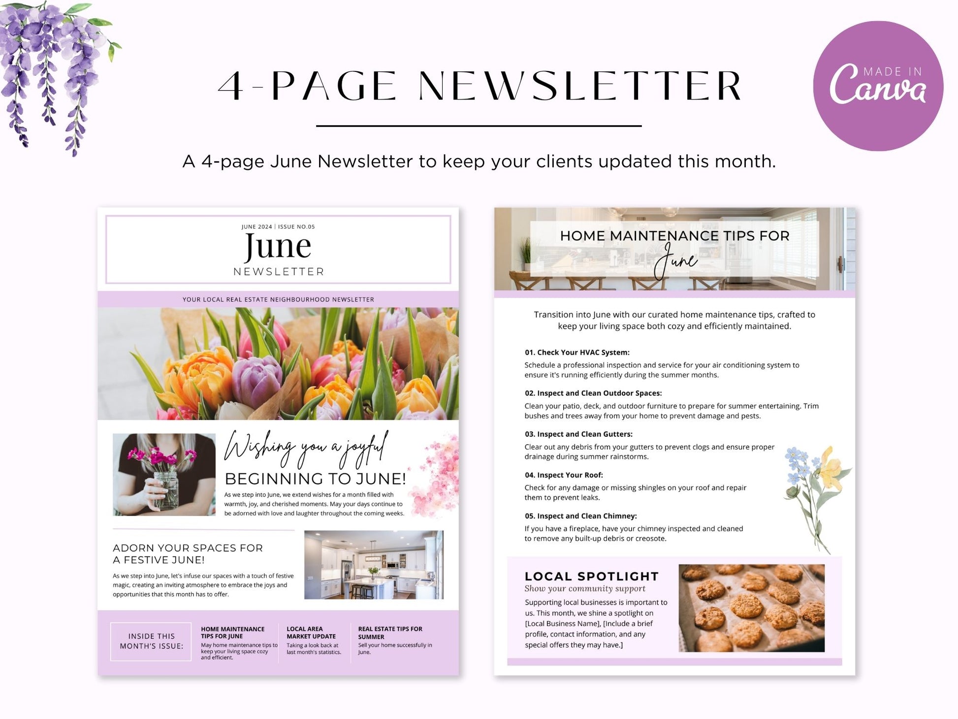 Minimal June Newsletter 2024 - Stay informed and inspired with our concise real estate updates and valuable insights.