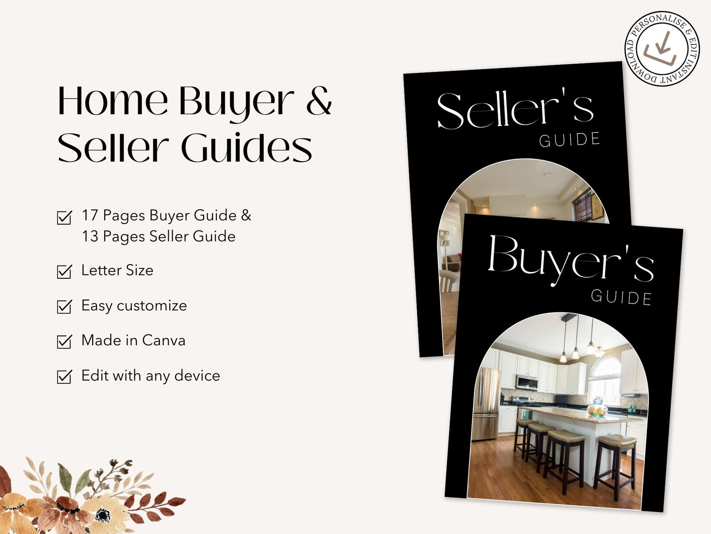  Black Buyer and Seller Guide Bundle Vol 01- Empowerment resources for navigating the real  estate journey.