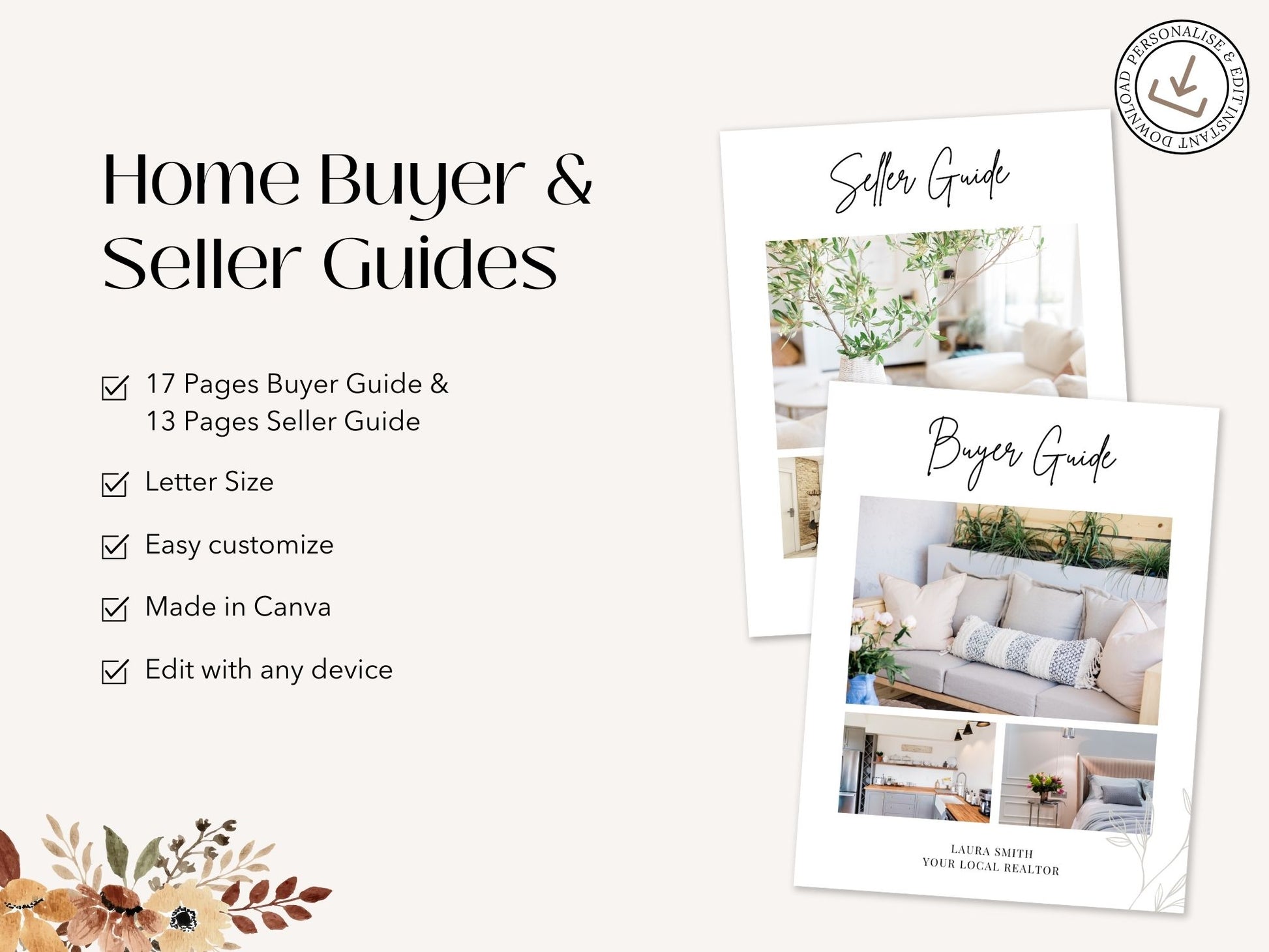 Clean Buyer and Seller Guide Bundle Vol 02- Essential insights for a streamlined real estate  journey.