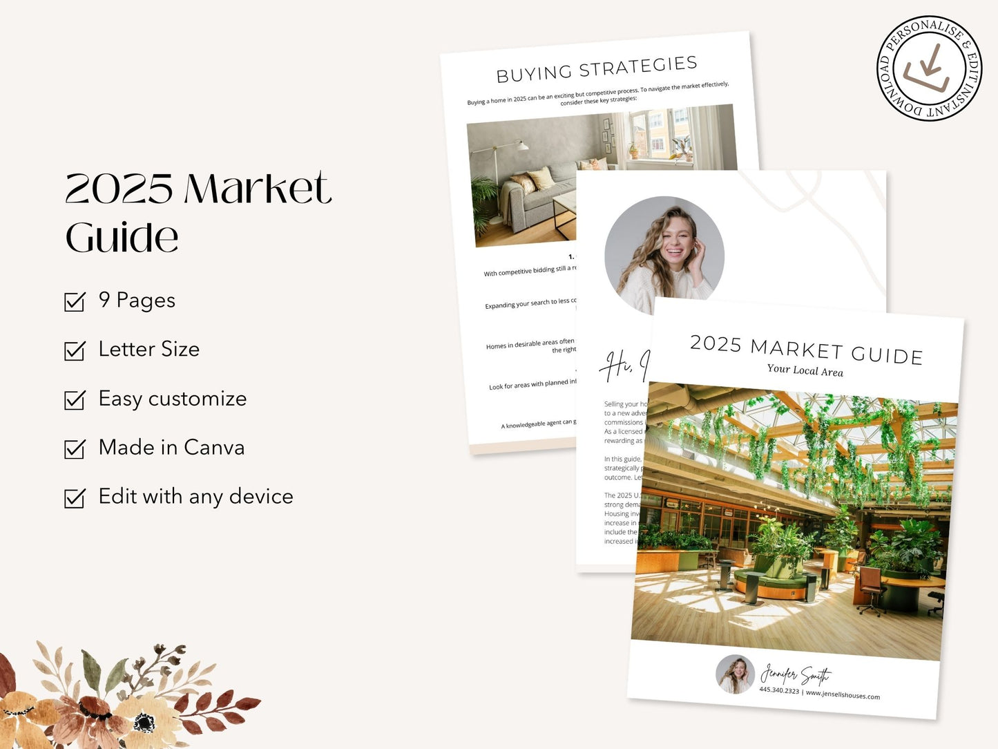  2025 Market Guide featuring real estate trends, insights, and forecasts for buyers and sellers.