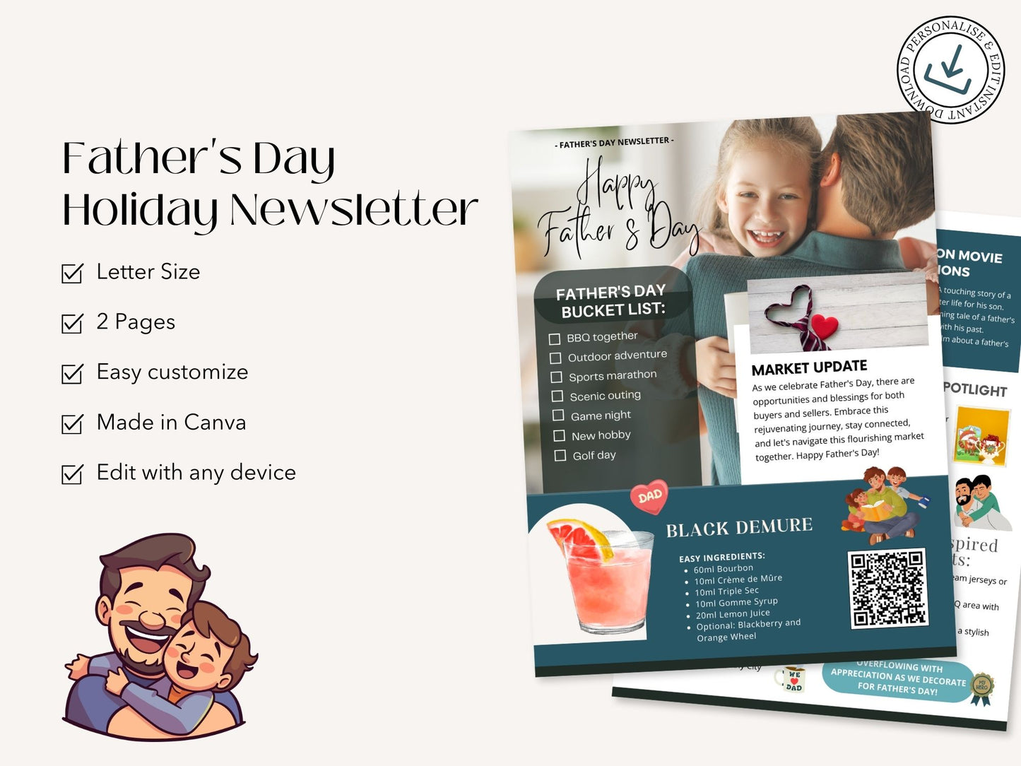 Father's Day Holiday Newsletter 2024 - Heartwarming stories and exclusive offers to celebrate dads.