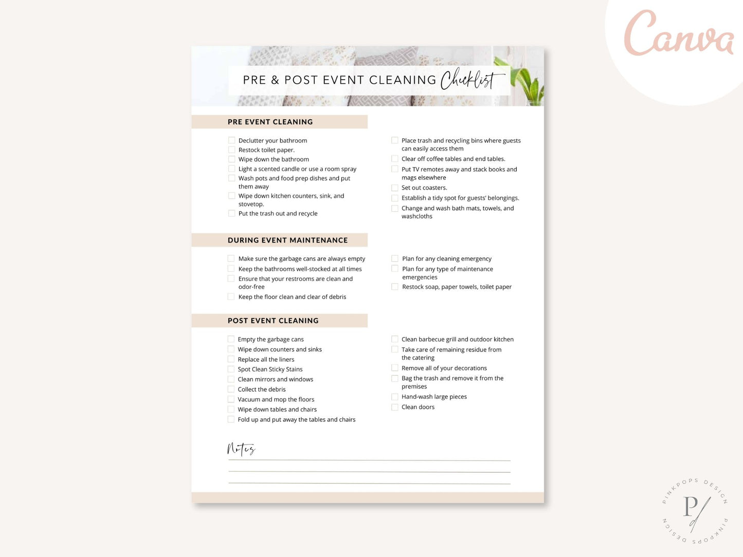 Event Cleaning Checklist - Comprehensive guide for efficient and thorough event cleaning.