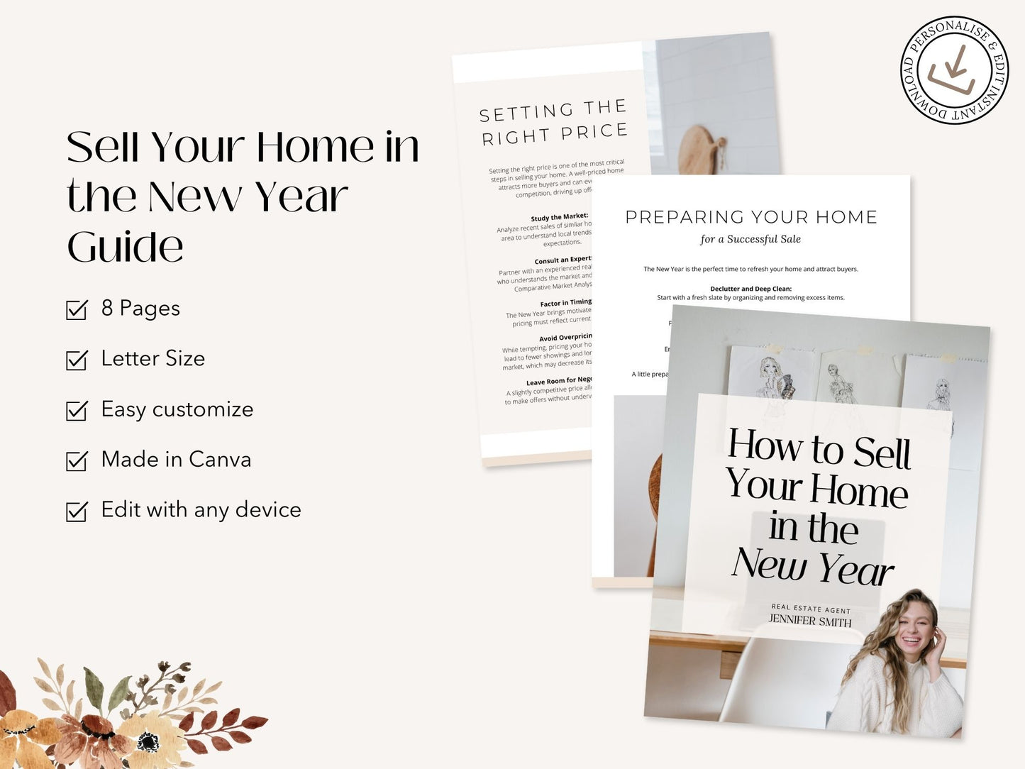 Guide to selling your home in the new year with tips for preparation and listing success.