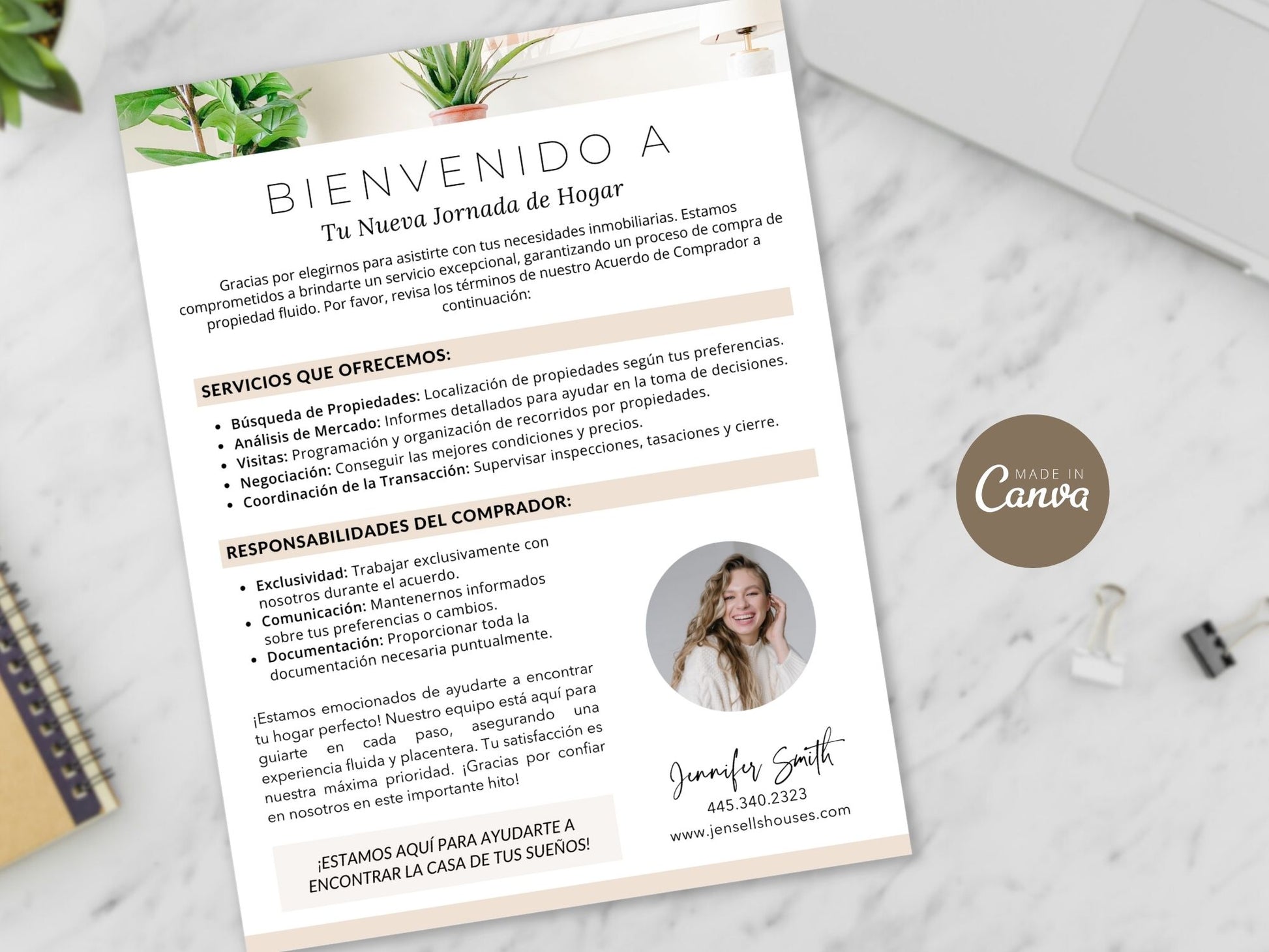 Spanish Buyer Agreement Letter Vol 01 - A comprehensive buyer agreement guide in Spanish
for real estate agents and clients.