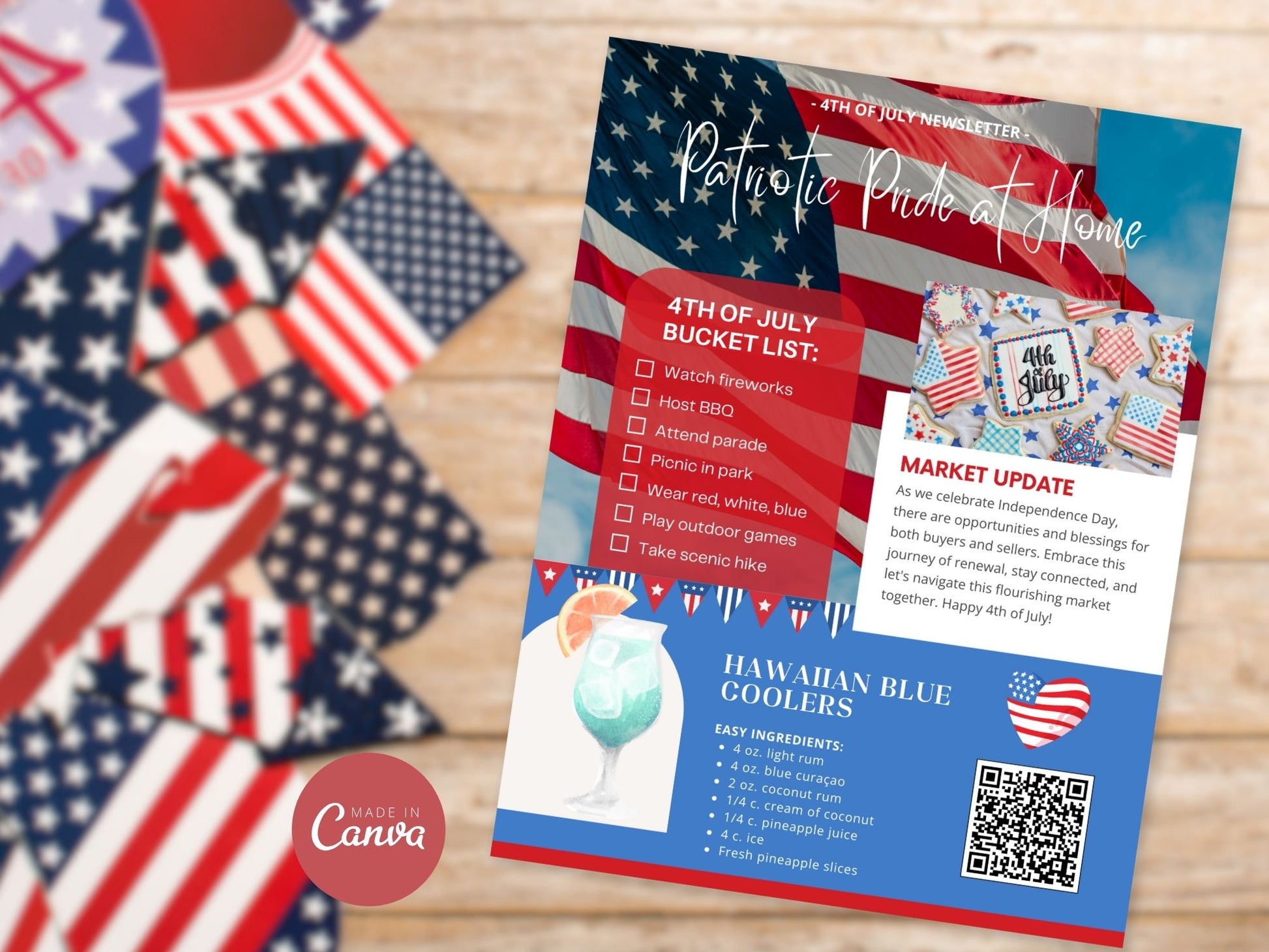 4th of July Holiday Newsletter 2024 - Celebrate Independence Day with patriotic stories and festive ideas.