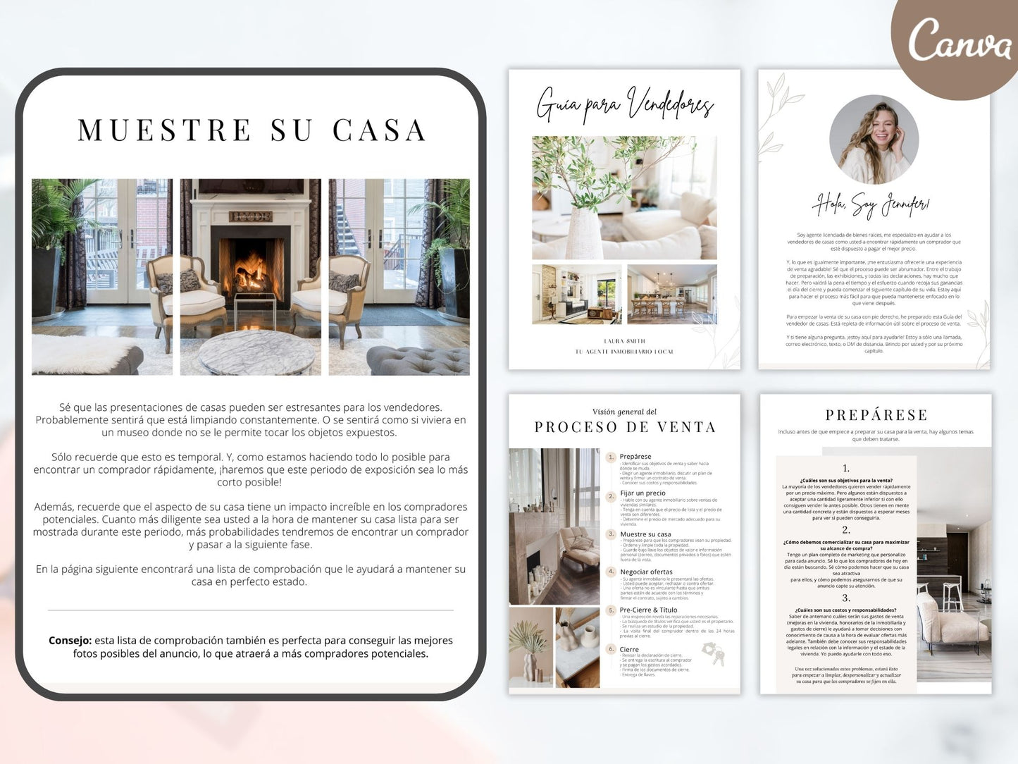  Spanish Modern Buyer and Seller Guides Vol 02- Essential guides for Spanish-speaking real  estate clients.