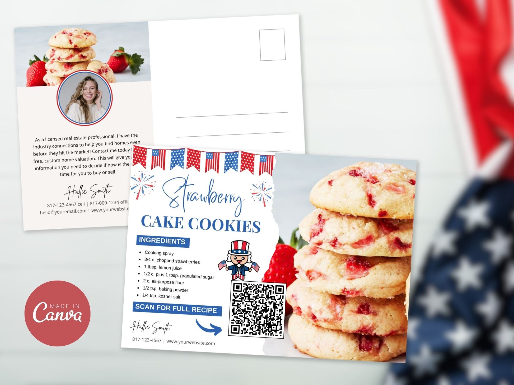 Real Estate Recipe Postcard Bundle - Add a personal touch to your marketing with mouth-watering recipes.