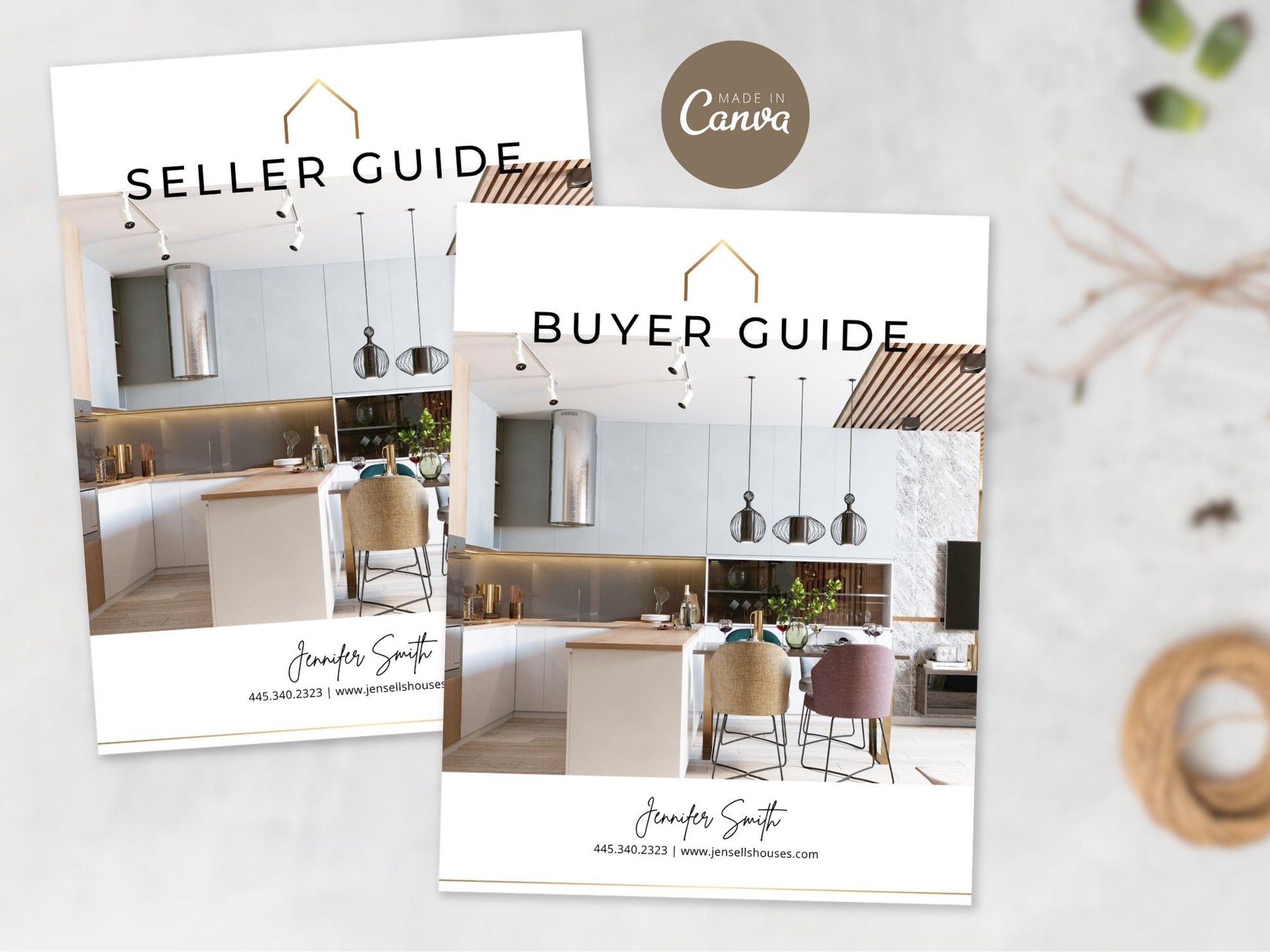 Gold Minimal Buyer and Seller Guides Vol 01- Essential insights for a successful real estate  journey.