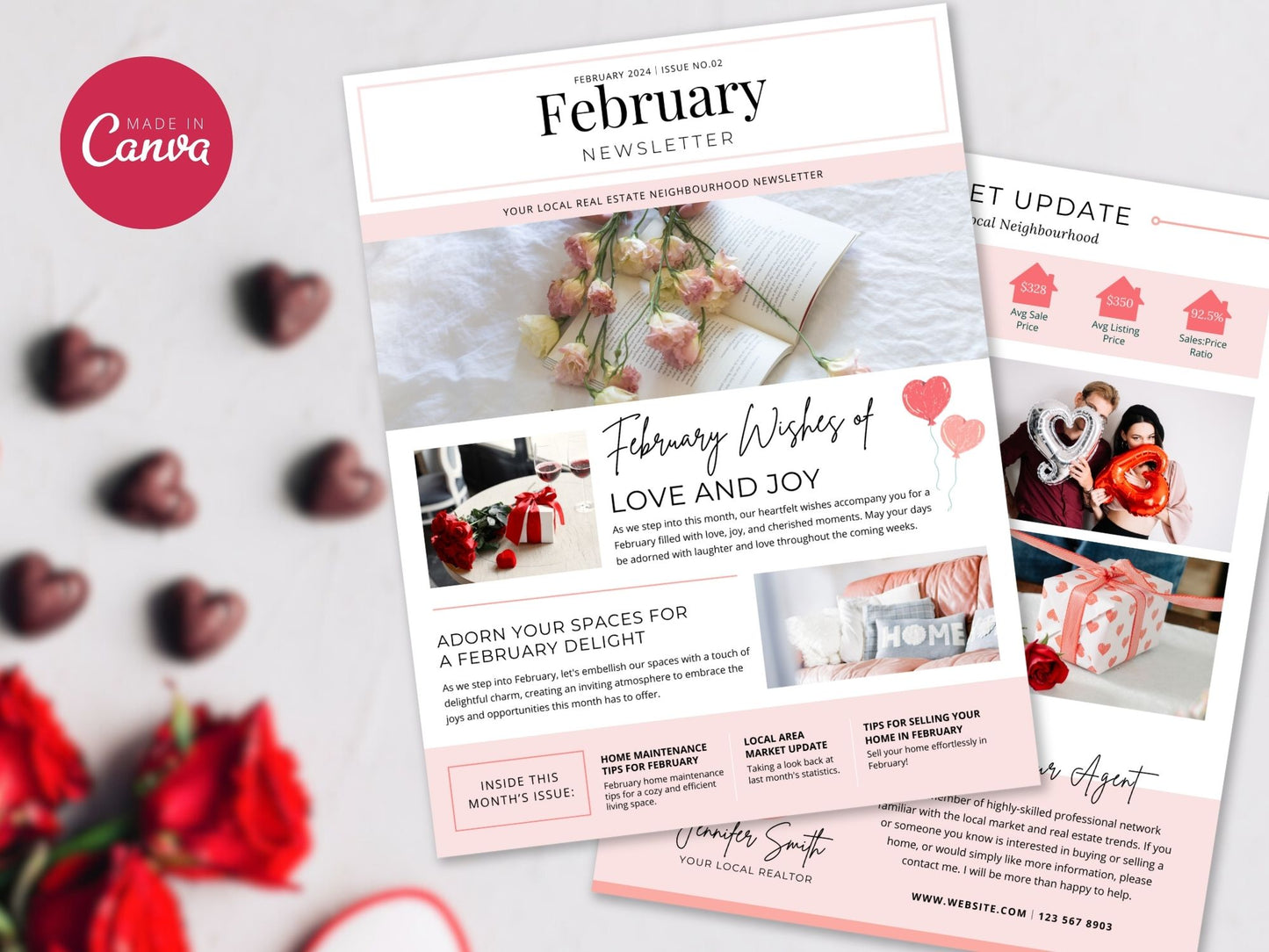 Monthly Newsletter Bundle - Stay connected with engaging newsletters for every month.