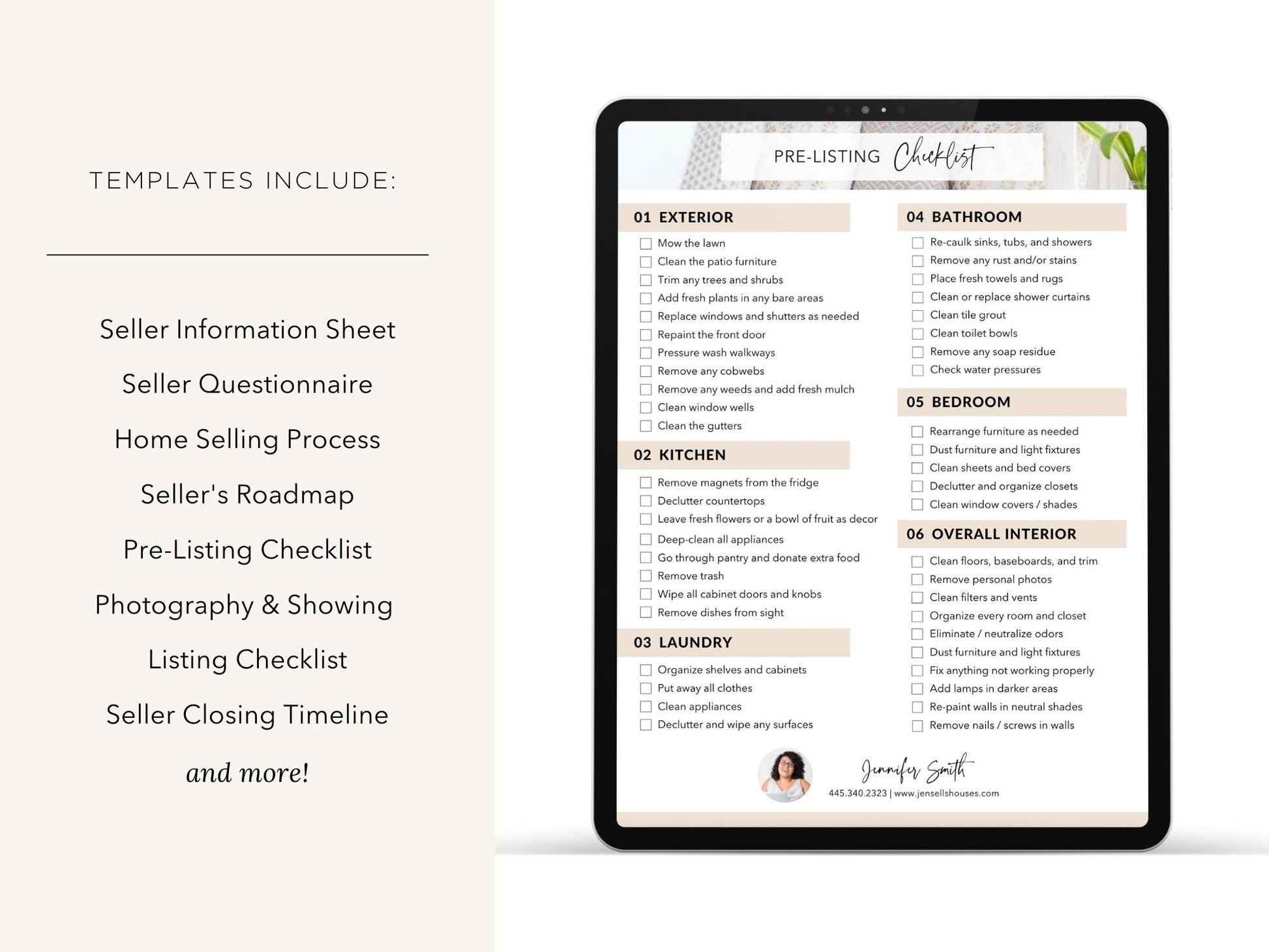 Real Estate Seller Checklists Bundle - Versatile and editable templates for empowering sellers with comprehensive guides in the real estate transaction process.