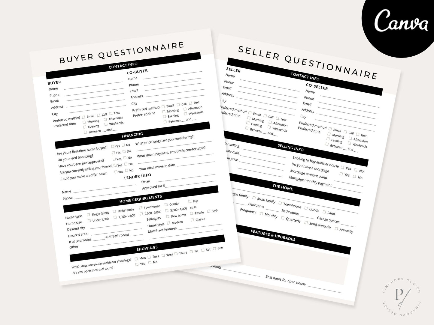 Luxury Black Buyer & Seller Questionnaire