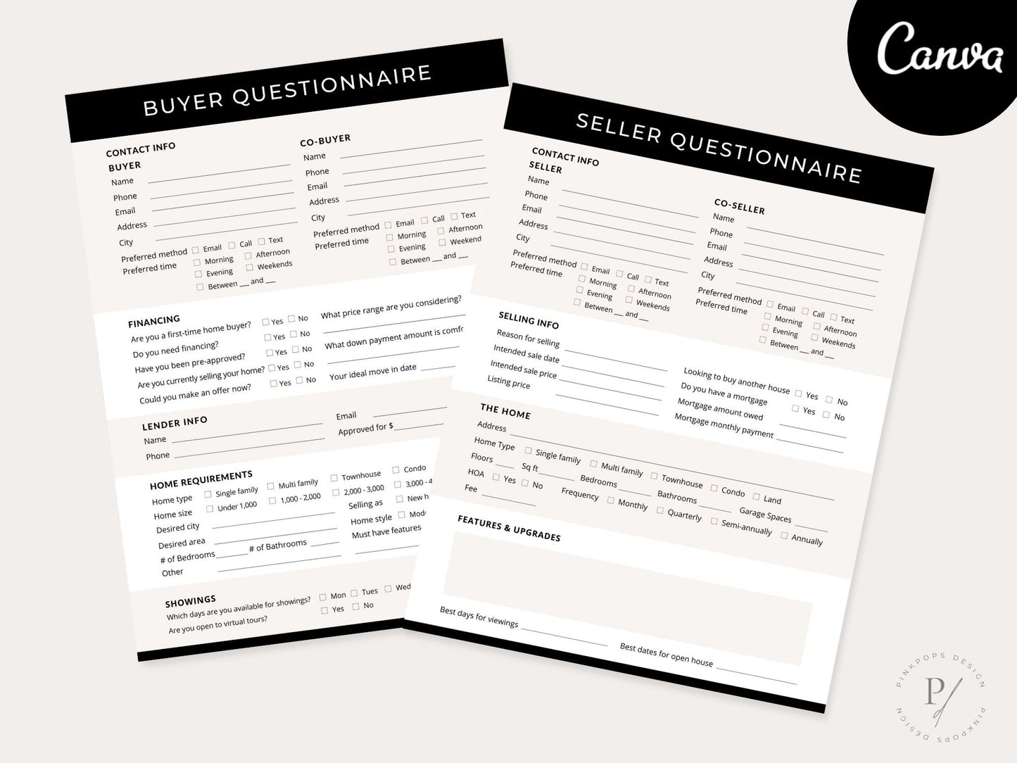 Luxury Black Buyer & Seller Questionnaire